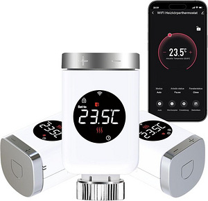 SALCAR Smart Home TRV801W WiFi radiaatori termostaadid, 3 tk (1 foto / 6)