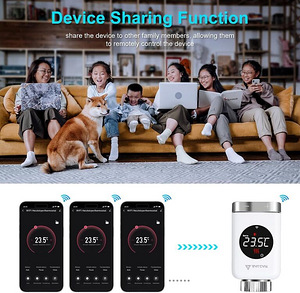 SALCAR Smart Home TRV801W WiFi radiaatori termostaadid, 3 tk (4 foto / 6)