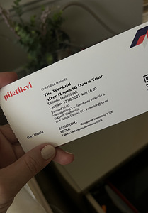 Pilet The Weeknd (1 foto / 1)