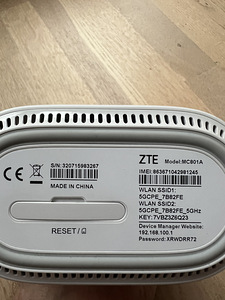 5G роутер/модем ZTE MC801A (3 фото из 3)