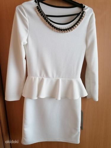 Белое платье S (фото #1)