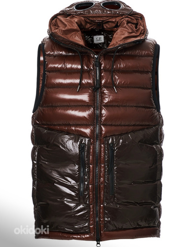 C.P. Company DD Shell Padded Goggle Vest Cinnamon