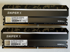 G.SKILL Sniper X DDR4 32GB (2x16GB) 3000MHz CL16 XMP 2.0 RAM (3 foto / 3)