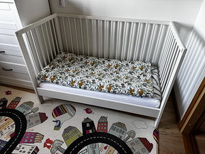 IKEA beebivoodi võrevoodi (valge 60x120) (3 foto / 5)