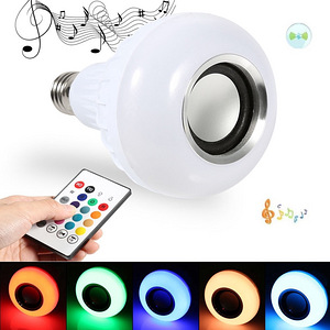 Bluetooth-kõlar 12W LED juhtmevaba lambipirniga (1 foto / 3)