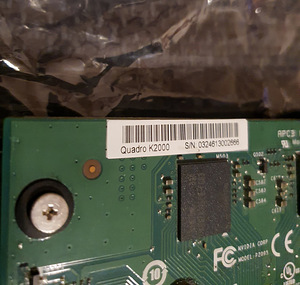 Nvidia Quadro K2000 2GB (Nagu uus) (5 foto / 6)