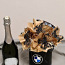 Kast kunstliblikatega Värvus: must BMW (foto #4)