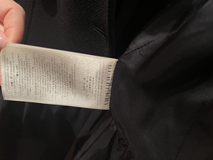 Originaal villane Burberry mantel S (7 foto / 7)