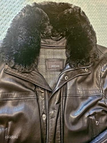Куртка Pierre Cardin, черная кожа. (фото #1)