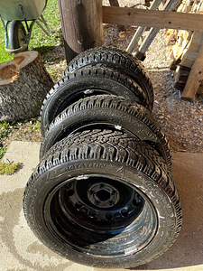 5x100 VW/ Seat диски с шинами (3 фото из 6)
