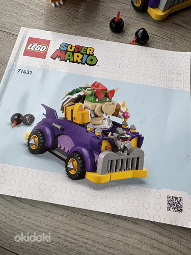 Lego Mario Bowser с машиной