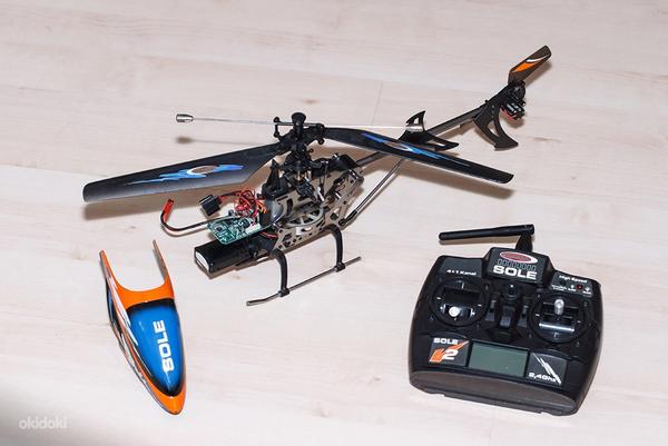Вертолет Sole V2 Pro без аккумулятора, на запчасти (фото #1)