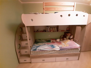 Детская двухярусная кровать