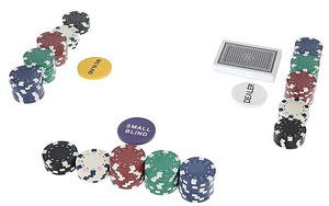 „Texas Strong 300 Tokens“ pokerio rinkinys + lagaminas 9554 (3 foto / 8)