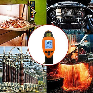 Kontaktivaba lasertermomeeter/püromeeter -50 +550 (7 foto / 9)