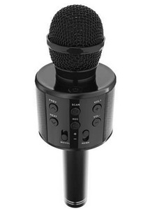 Karaokemikrofon, juhtmevaba Bluetoothiga ja muutmisefektid (4 foto / 10)