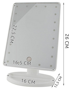 LED valgusega meigipeegel (8 foto / 8)