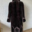 Пальто , шуба из мутона, норковый воротник (фото #4)