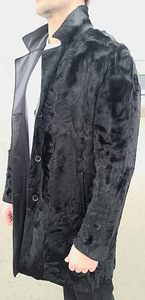 PUNTO reversible fur leather jacket