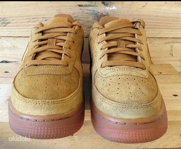 Nike Air Force 1 AF1 Low Brown Wheat Suede sneakers (foto #2)