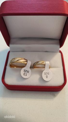 Новые позолоченные кольца для пары (фото #5)