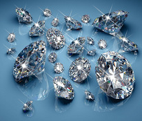 Teemant - Moissanite 0,5 karaat, suurus 5,0 mm