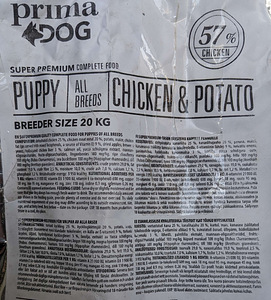 PRIMA DOG koeratoit väikest tõugu koertele Chicken & Potato (2 foto / 4)