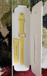 Apple Watch silicone rihm - yellow (2 foto / 2)