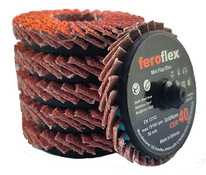 Лепестковый мини диск 50мм,R-type, Roloc, Керамика 10шт.