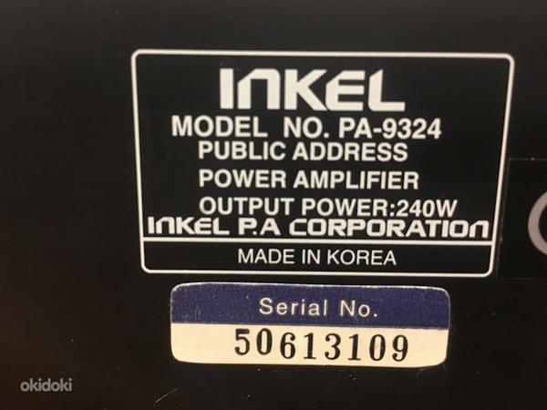 INKEL PA-9324 võimsusvõimendi (foto #7)