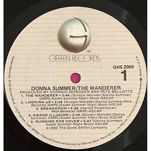 DONNA SUMMER - THE WANDERER (1-st press USA). (6 foto / 8)