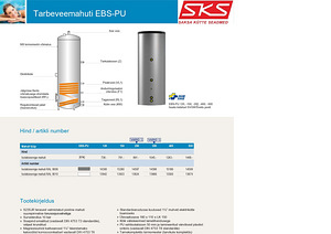 Бойлер косвенного нагревы EBS-PU 200 (3 фото из 4)