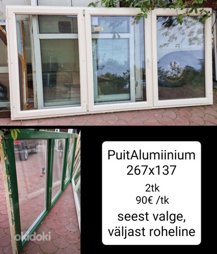 PuitAlumiinium aknad 2tk (foto #1)