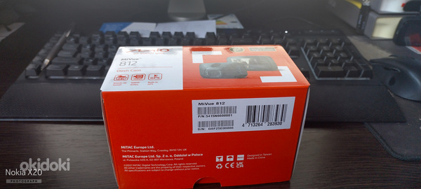 Videoregistraator Mio MiVue 812 WQHD 2K 1440P, GPS, SpeedCam,