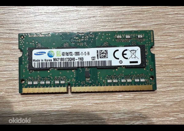 Samsung 4GB 1Rx8 PC3L-12800S (foto #1)
