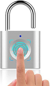 Навесной замок со считывателем отпечатков пальцев Fingerprint Padlock Smart Lock