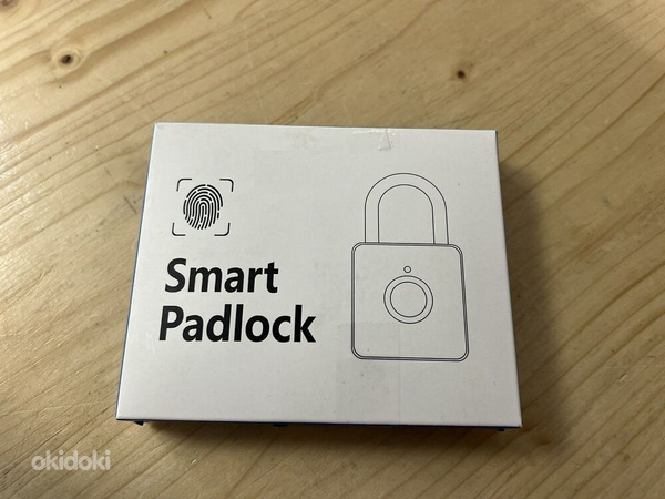 Sõrmejälje lugejaga tabalukk Fingerprint Padlock Smart Lock (foto #4)