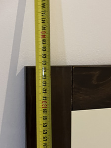Peegel puidust raamiga suur peegel 120cm x 135cm (2 foto / 4)