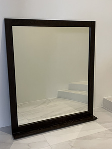 Peegel puidust raamiga suur peegel 120cm x 135cm