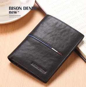 Denim Bison meeste nahast rahakott (3 foto / 5)