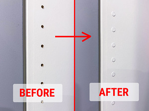 IKEA PAX kappide aukude katted komplekt 400 tk - WHITE (2 foto / 3)