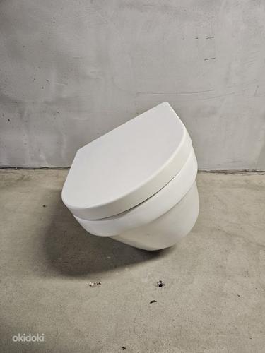 GUSTAVSBERG Seinpealne WC pott + paigaldusraam + loputusnupp (foto #5)