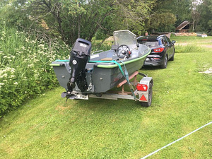 Nord 460 plastikpaat + mootor + plotter-kajalood, treiler (1 foto / 4)