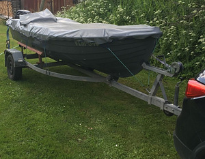 Nord 460 plastikpaat + mootor + plotter-kajalood, treiler (3 foto / 4)