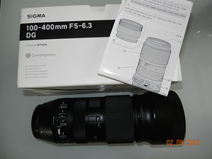 Sigma 100-400mm f/5-6.3 DG OS HSM Contemporary dock CANON