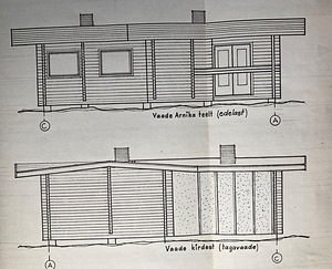 Palkmaja 46m". Pruss 75x120 mm (7 foto / 10)