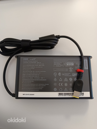 Lenovo 230w 20V 11.5A (square tip) laadija