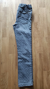 Брюки Okaidi для девочки 128. Slim (4 фото из 5)