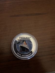 Titanic 100. aastapäeva hõbemünt (3 foto / 3)