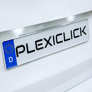 Plexiclick 110mm numbrimärkide kinnitused (1 foto / 3)